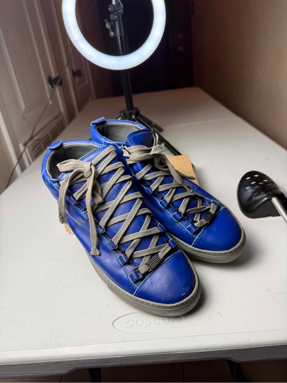 Balenciaga Electric Blue Arena Sneaker women Sz 39 /US 9 - Picture 5 of 12